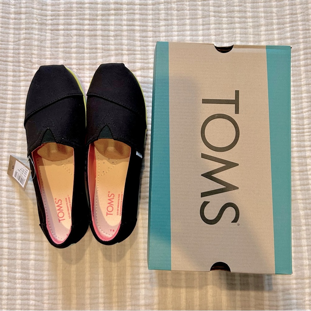 New W Tags Toms Rainbow Platform Alpargatas